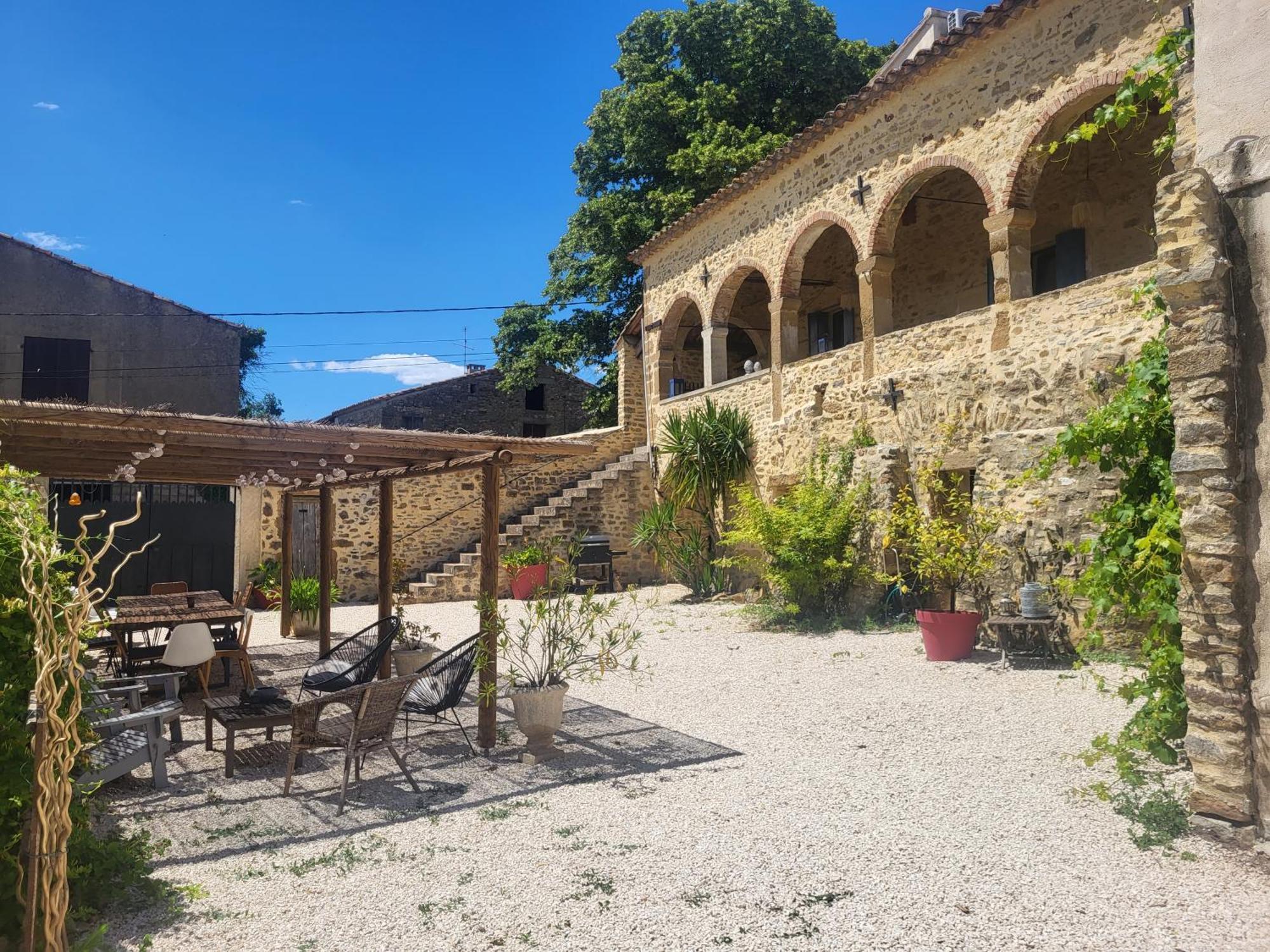 Bed and Breakfast Bastide De La Madeleine Pougnadoresse Exterior foto